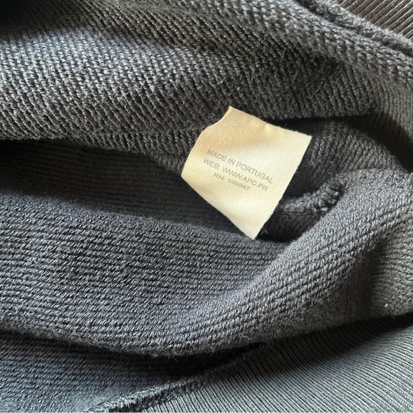 A.P.C Navy Sweatshirt (S) - Picture 6 of 6